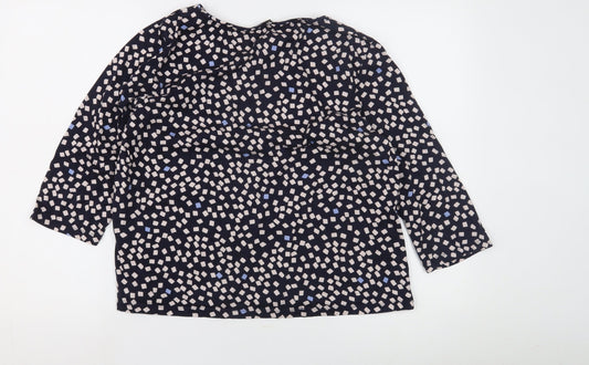 Jasper Conran Women's 3/4 Sleeve Geometric Top