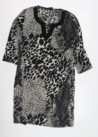 Wallis Women's Animal Print Shift Dress M