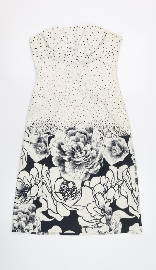 Coast Women’s Ivory Sheath Dress Size 8 - Party Wear