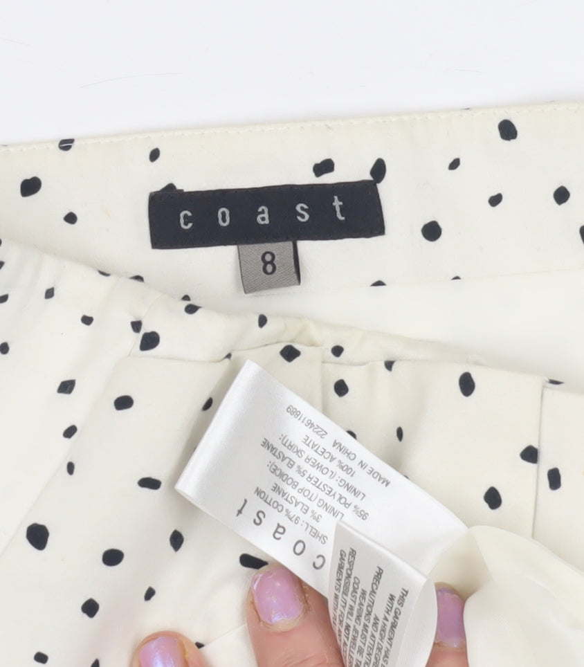 Coast Women’s Ivory Sheath Dress Size 8 - Party Wear