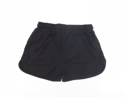 Kangaroo Roo Boys Black Athletic Shorts, Size 11 Years