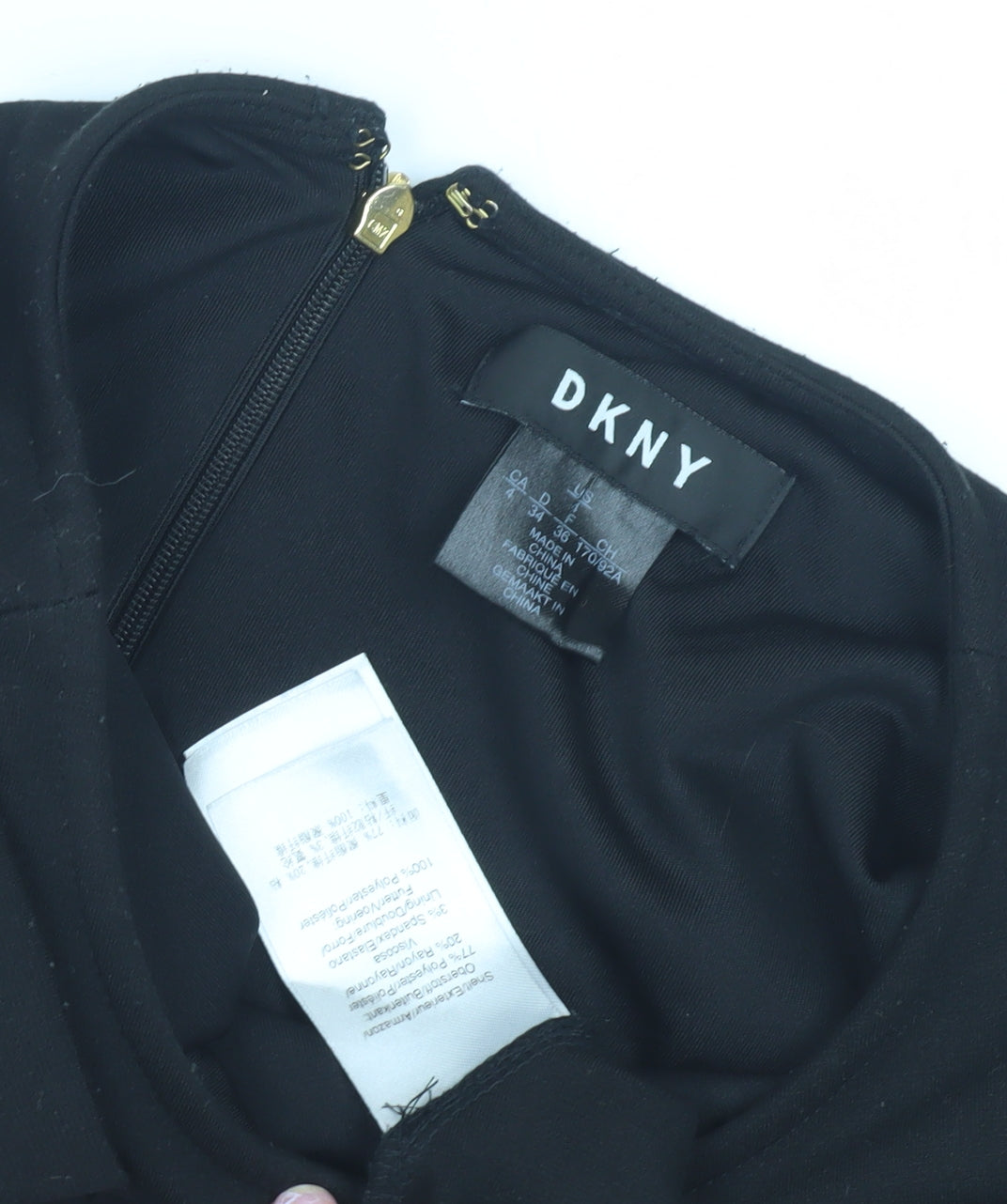 DKNY Women's Black Fit & Flare Dress, Size S