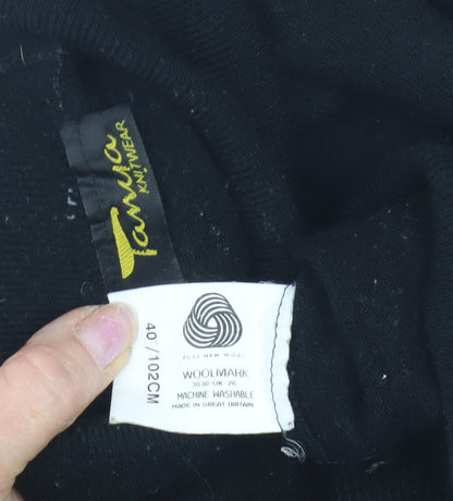 Tantra Knitwear Women's Black Pullover Jumper, Size 12