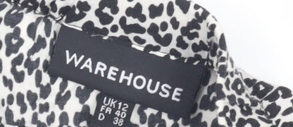 Warehouse Women's Black Halter Dress Size 12