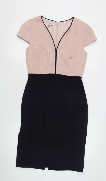 Hobbs Women's Multicoloured Sheath Dress, Size 10