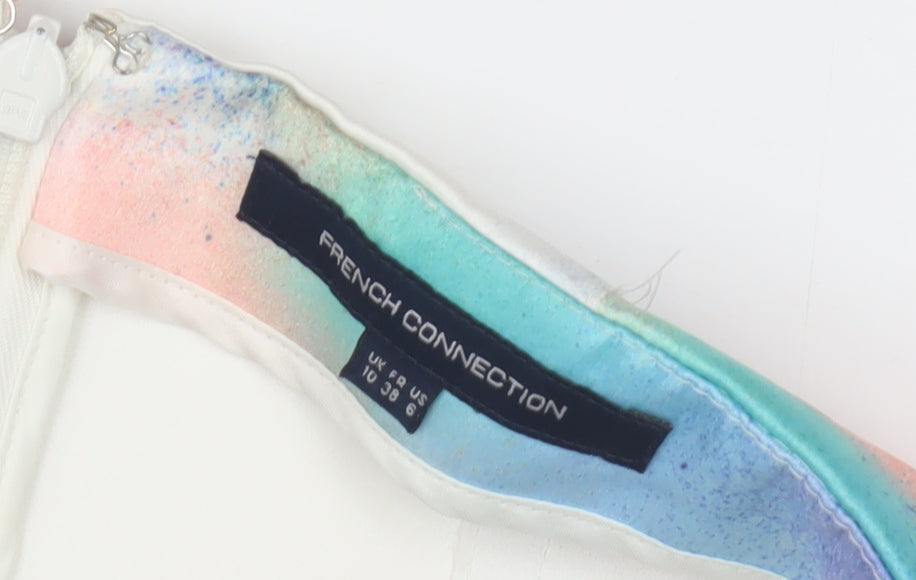 French Connection Women's Multicoloured Skirt UK 10