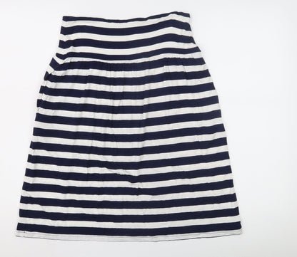 Joules Women's Blue Striped Skirt Size 10