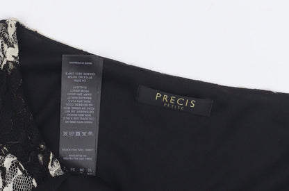 Precis Petite Women's Black Sheath Dress Size 10
