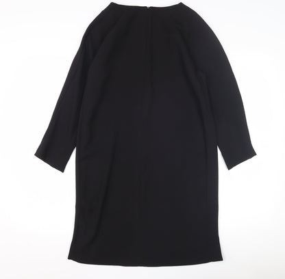 COS Women's Black Shift Dress Size S 3/4 Sleeve