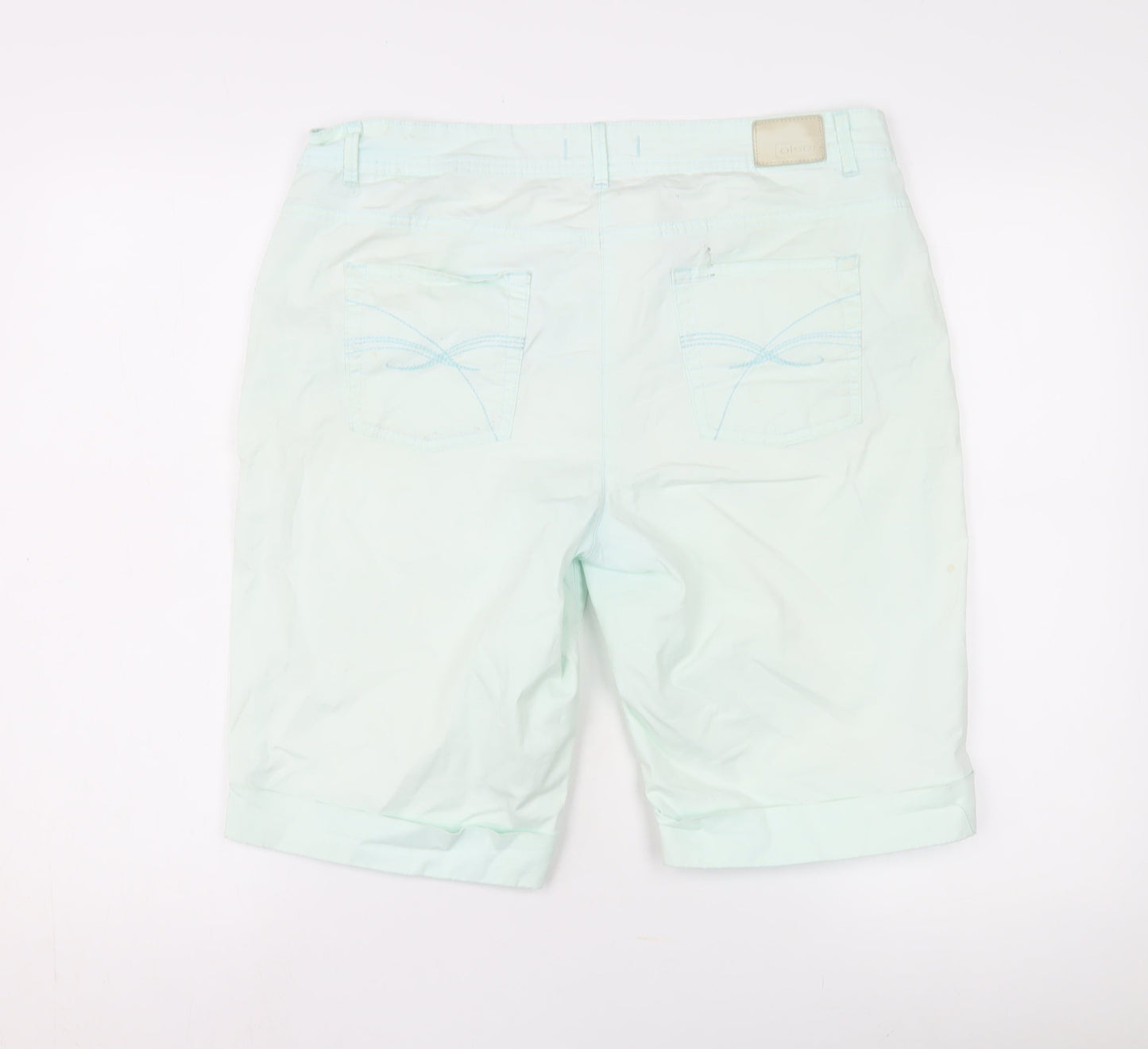 Olsen Women's Green Casual Shorts, Size 18