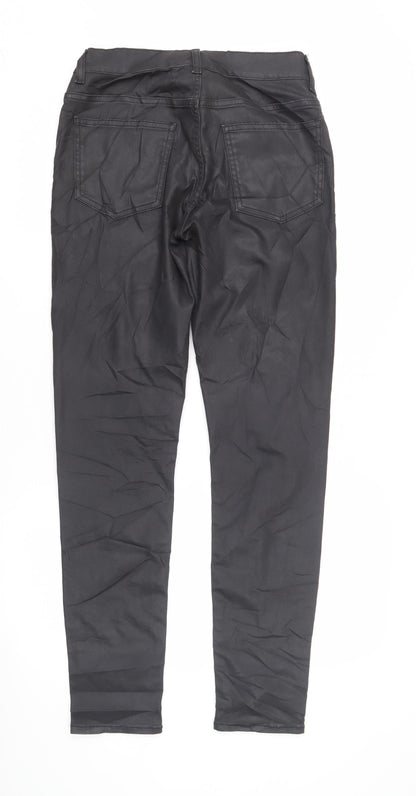 Mens UK Size 32 COS Slim Fit Casual Black Trousers