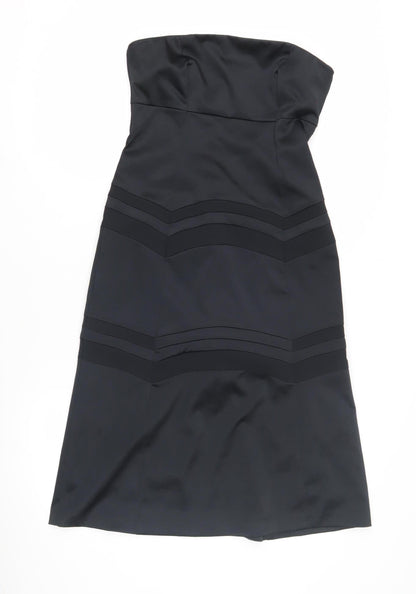 Oasis Women's Black Sheath Dress, Size 8