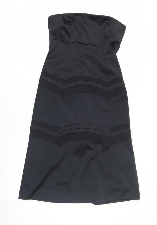 Oasis Women's Black Sheath Dress, Size 8