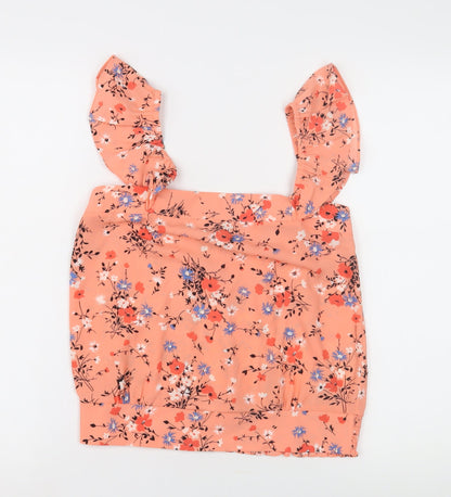 Womens UK Size 10 Oasis Multicoloured Camisole Blouse