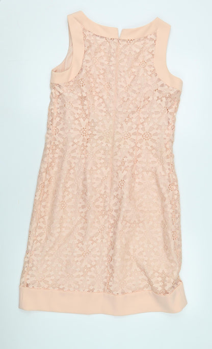 Roman Women's Beige Lace Sheath Dress, Size 12, Party
