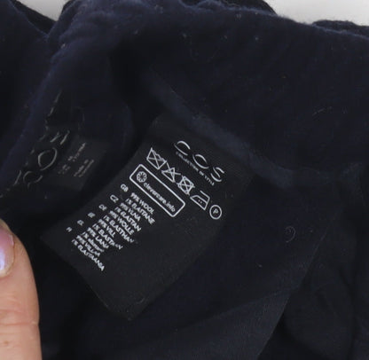 COS Women's Black Wool Trousers Size 4