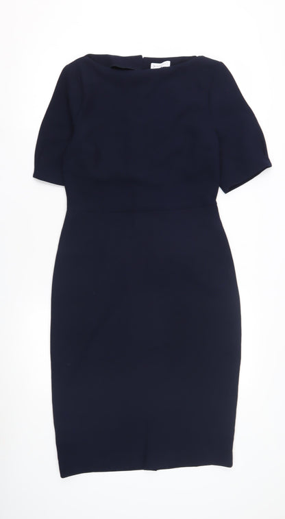 Warehouse Women's Blue Sheath Dress Size 10
