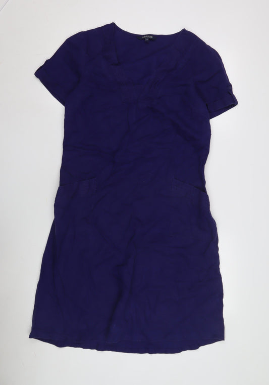 Maine New England Women's Blue Shift Dress Size 12