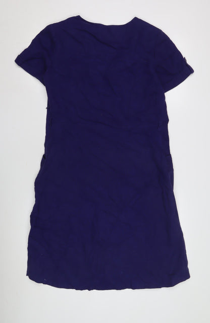 Maine New England Women's Blue Shift Dress Size 12
