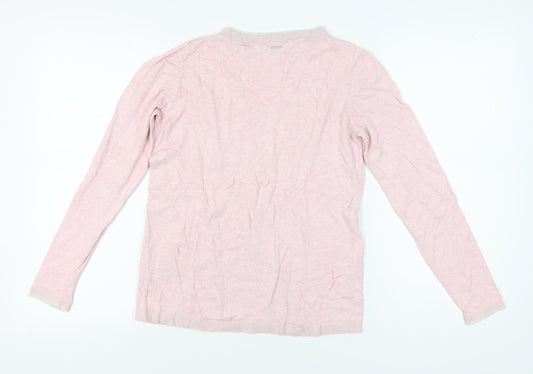 Womens UK Size 10 s.Oliver Pink Pullover Jumper