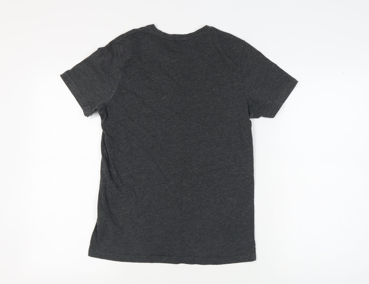 Mens UK Size S JACK & JONES Black  T-Shirt