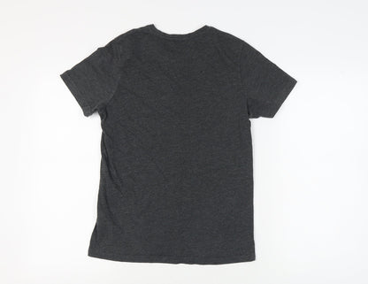 Mens UK Size S JACK & JONES Black  T-Shirt