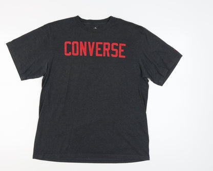 Mens UK Size M Converse Black  T-Shirt