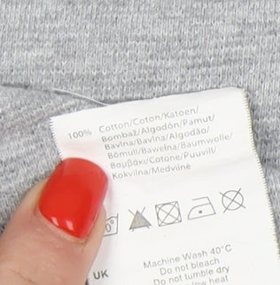 Kangol Men's Grey Cotton Polo Shirt XL Short Sleeve