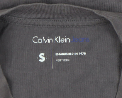 Calvin Klein Women’s Grey Basic T-Shirt Size S