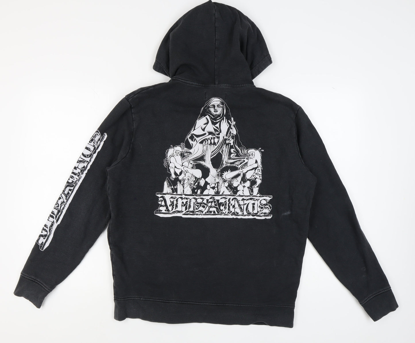 Mens UK Size XS AllSaints Black Pullover Hoodie