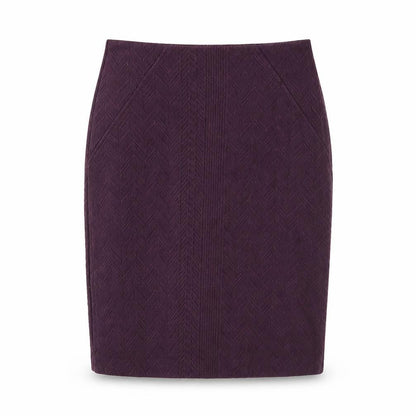 Noa Noa Women's Purple Pencil Skirt