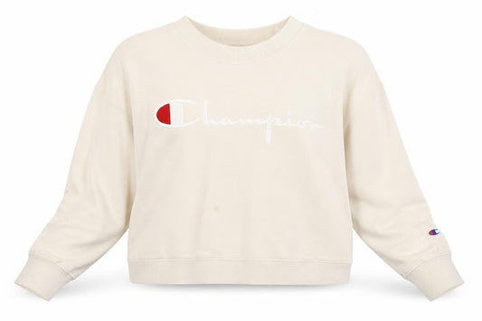 Womens UK Size XS Champion Beige Pullover Sweatshirt