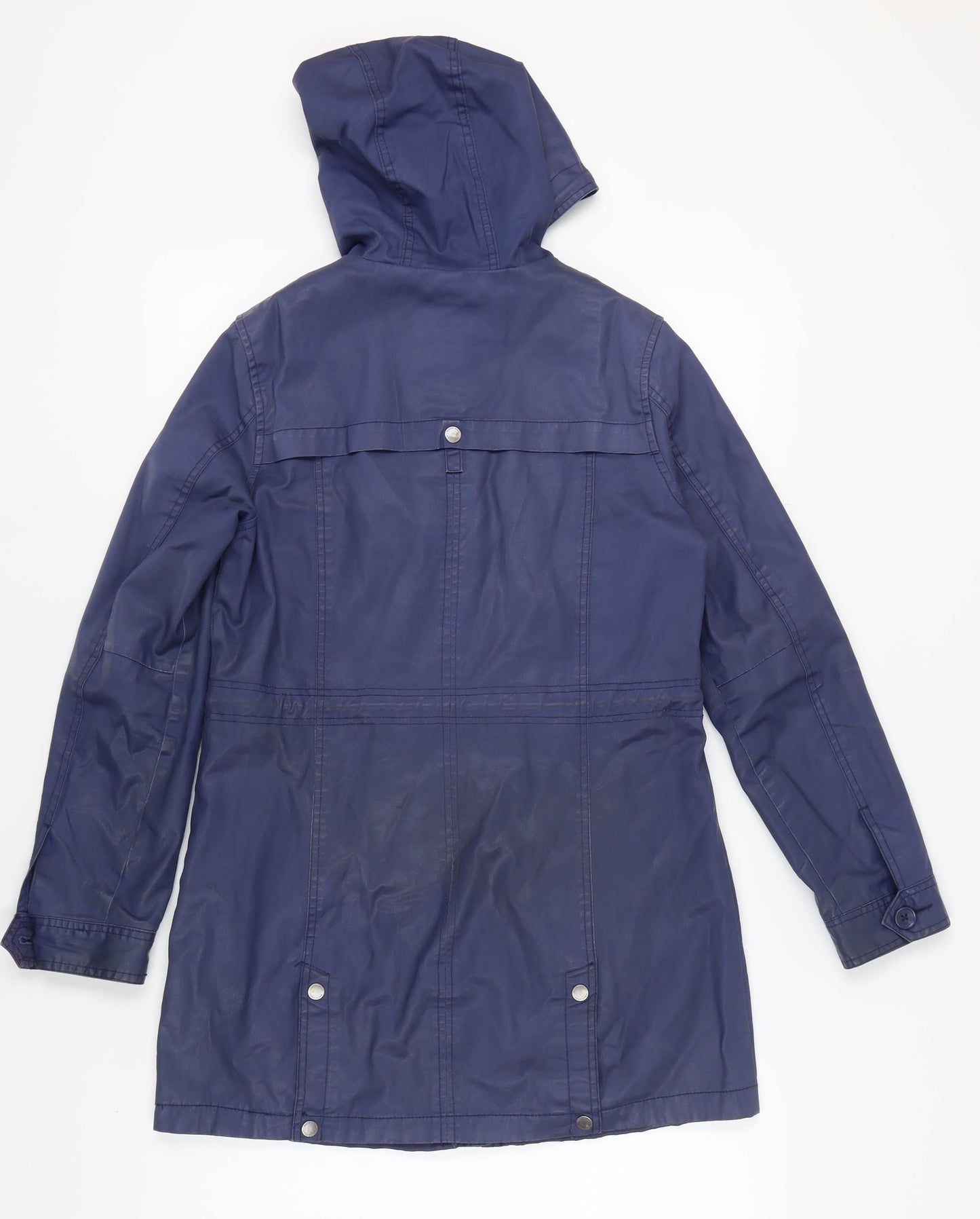 Womens UK Size 12 White Stuff Blue Parka Coat