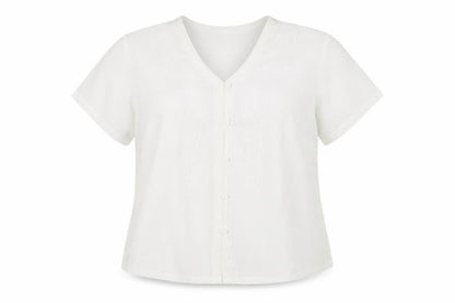 Womens UK Size 14 Eastex White Basic Blouse