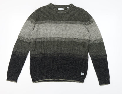 Jack & Jones Men's Multicoloured Pullover Jumper M