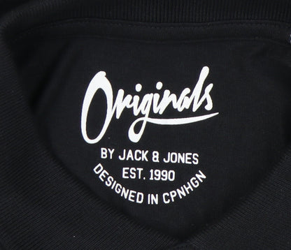 Jack & Jones Men's Black Polo, Size L, New, Logo Accent