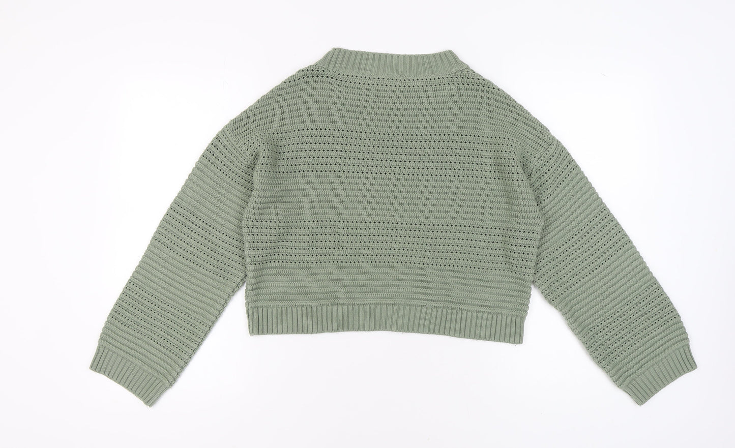 Teens UK Size 14 New Look Green Pullover Jumper