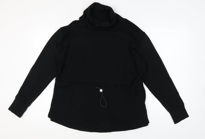 Womens UK Size M NEXT Black Pullover Sweatshirt