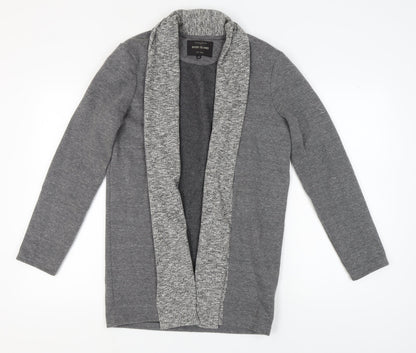 Womens UK Size XS River Island Grey Cardigan Jumper