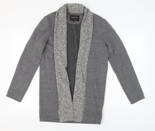 Womens UK Size XS River Island Grey Cardigan Jumper