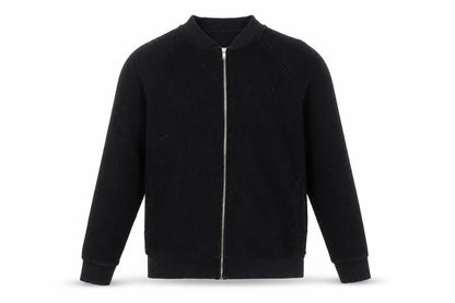 Mens UK Size S Topman Black Full Zip Sweatshirt