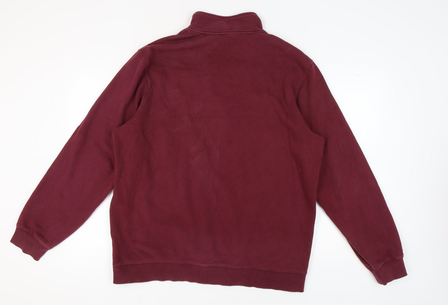 Sport-Tek Men's Red XL Logo 1/4 Zip Sweatshirt