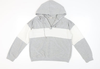 REALbasics Unisex Grey Hoodie, Size L, Casual & Stylish