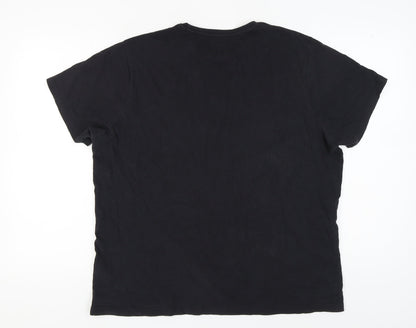 STH Shore Men's Black XL Retro Car Graphic T-Shirt