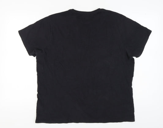 STH Shore Men's Black XL Retro Car Graphic T-Shirt