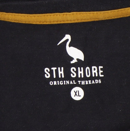 STH Shore Men's Black XL Retro Car Graphic T-Shirt