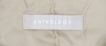 Womens UK Size 22 Anthology Beige Basic Jacket