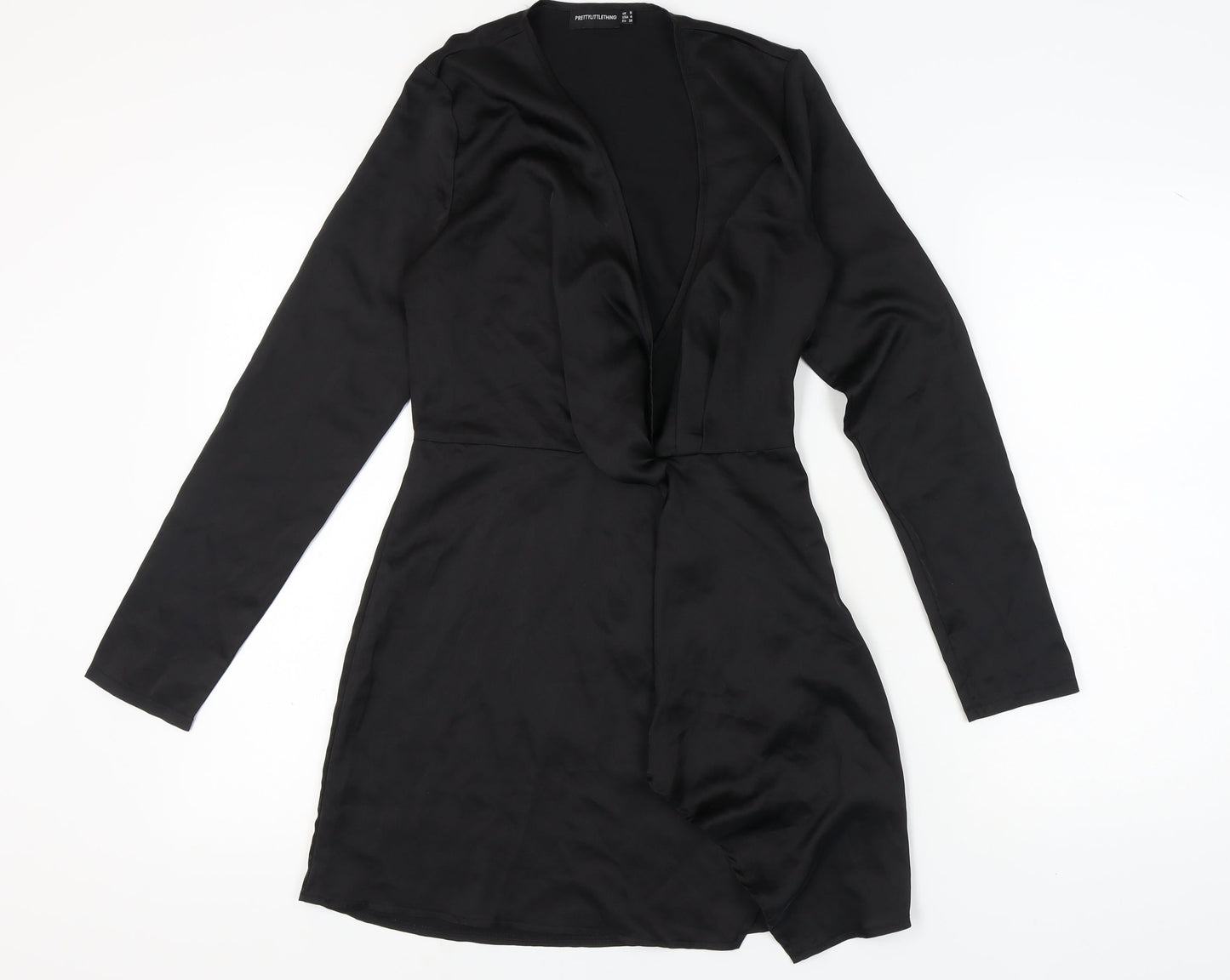 PrettyLittleThing Women's Black Dress Size 8