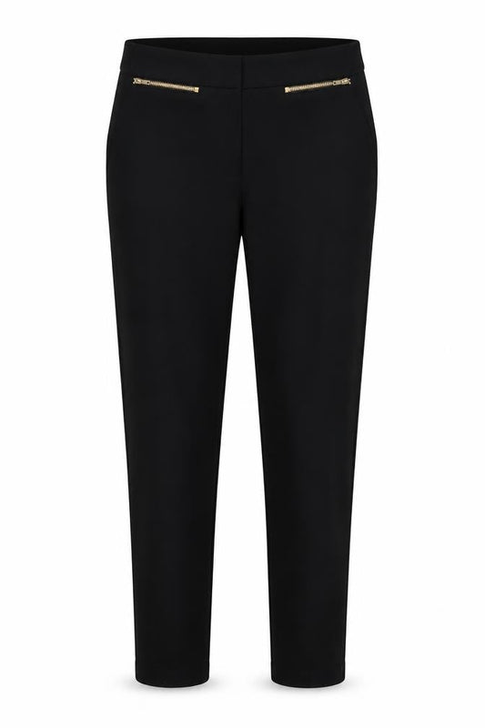 Womens UK Size 12 New Look Slim Fit Casual Black Trousers