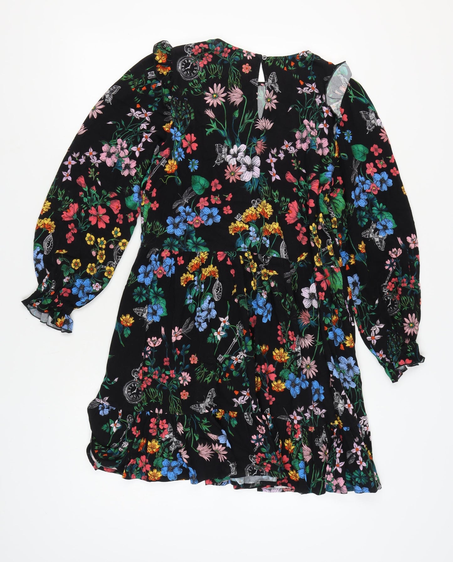 And/Or Women's Multicoloured Floral Dress Size 8